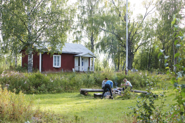 Night camp in Petikträsk
