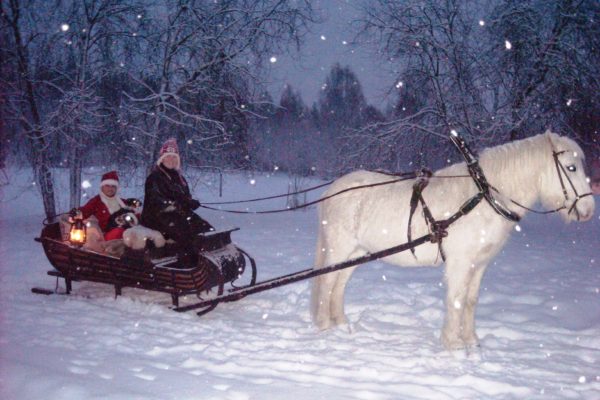 Santa at Horses of Taiga